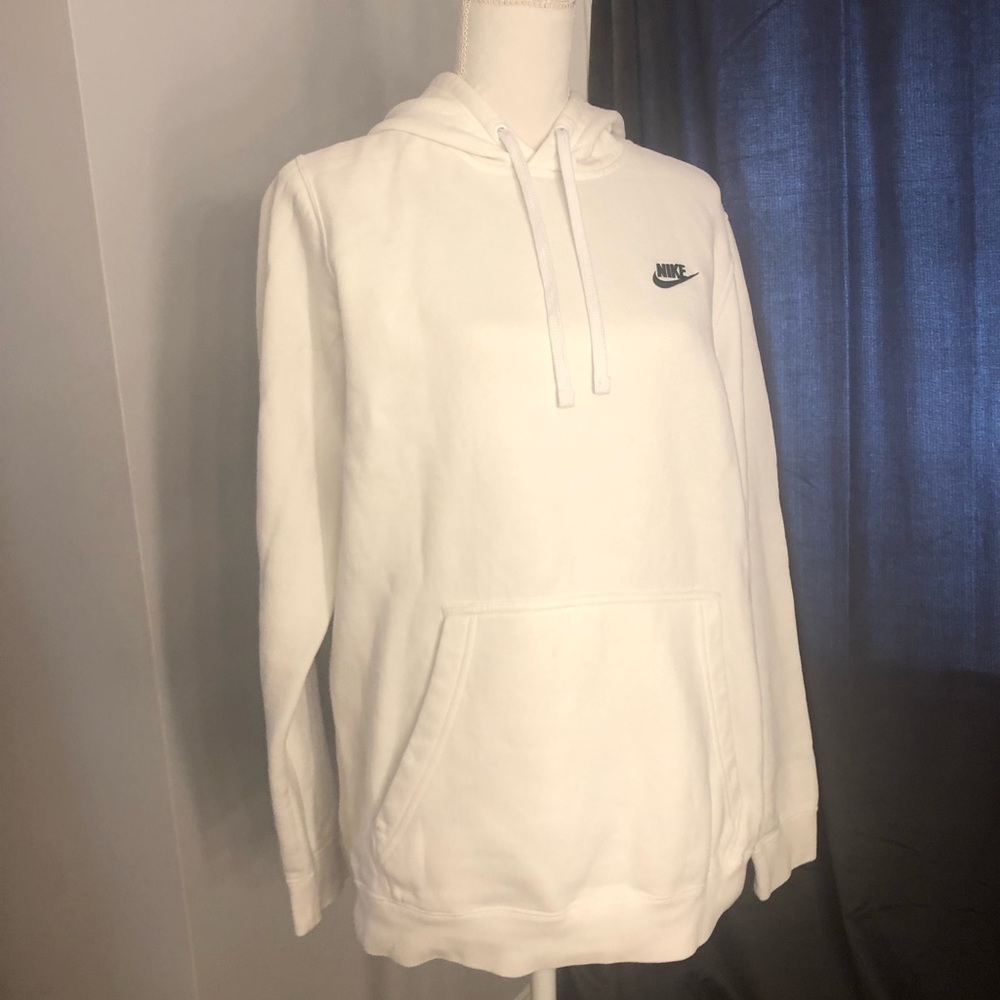 White Nike hoodie